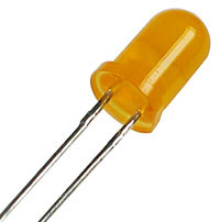 LED Light Emitting Diode 5mm Diffused Yellow
