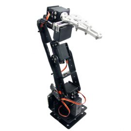 6 DOF MANIPULATOR ALUMINUM ROBOT ARM (HAND) WITH CLAW AND BASE