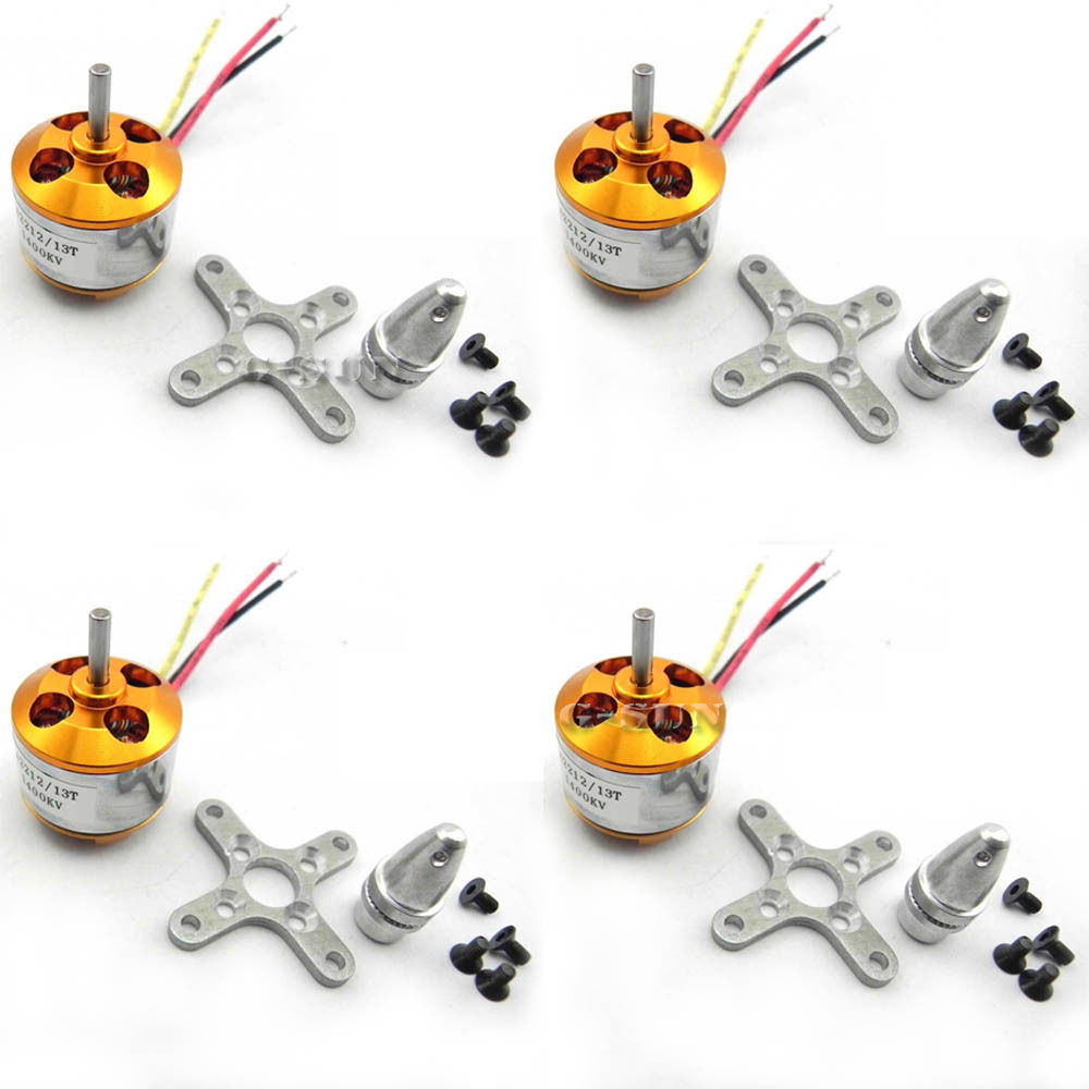 thumbnail image 2 of Goolsky 4-Pack A2212 1000KV Brushless Motor Kit - 30A ESC + 1045 Props For Drones, RC Planes, Quadcopters 2 of 12