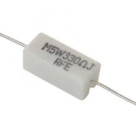 330 OHM 5W, CERAMIC CEMENT RESISTOR
