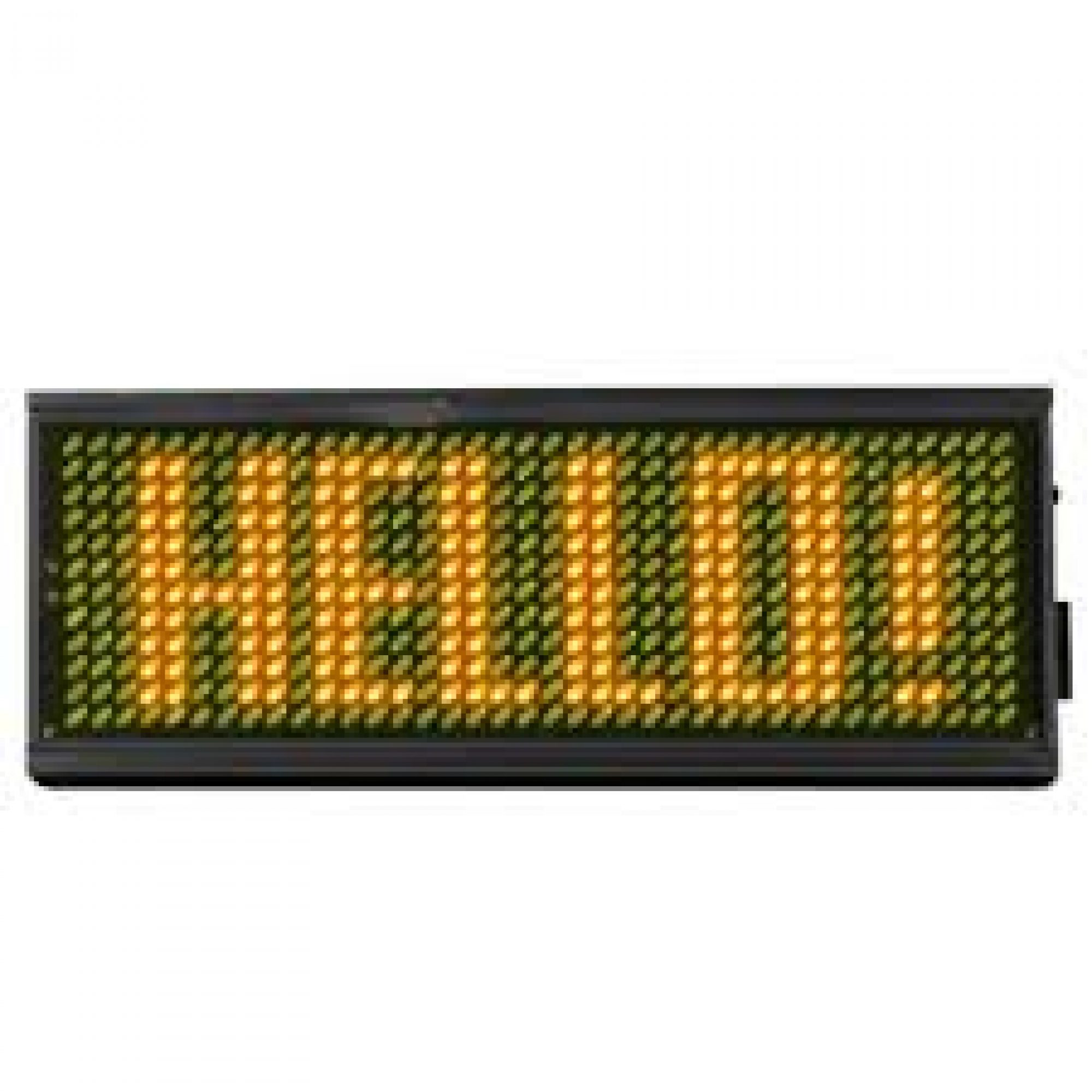 Moving Led Bug Sign MOVING LED BADGE, YELLOW | Majju PK
