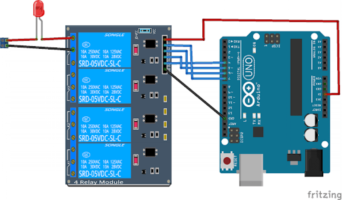 4 relay module wiring