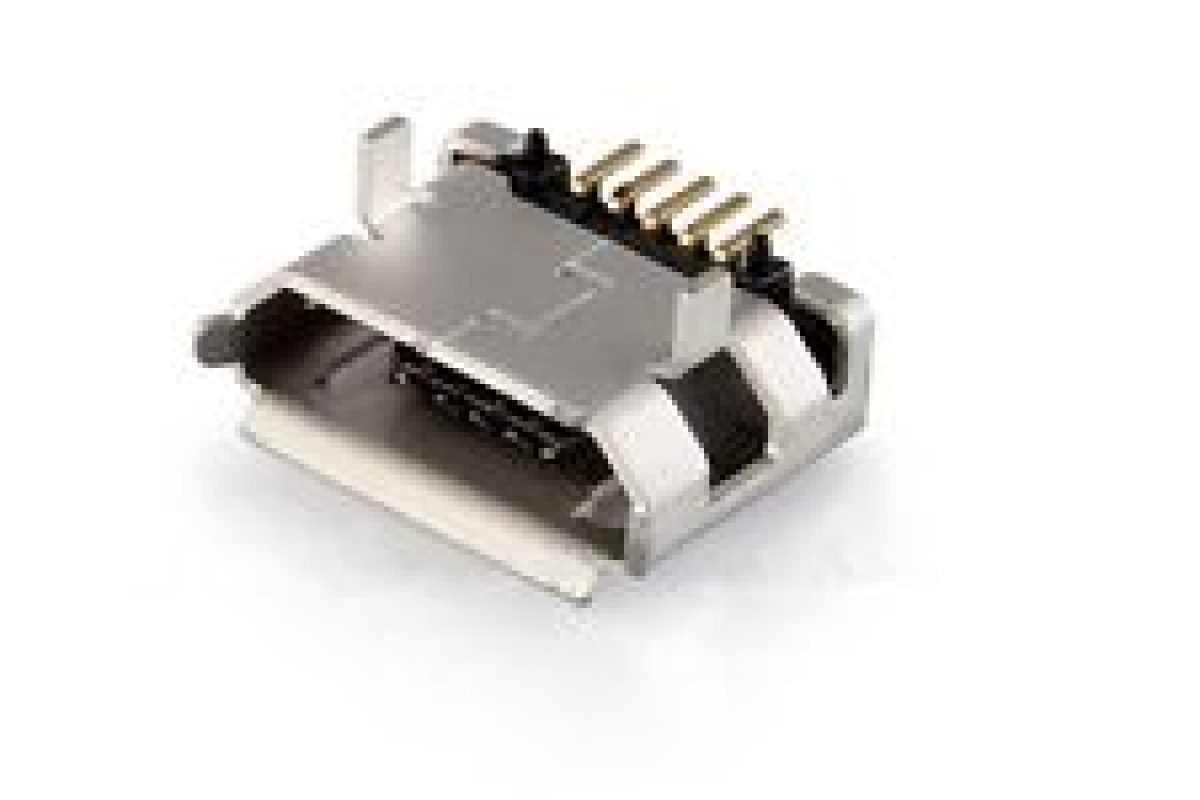 MICRO USB FEMALE CONNECTOR WITH USB SOCKET, 5 PIN | Majju PK
