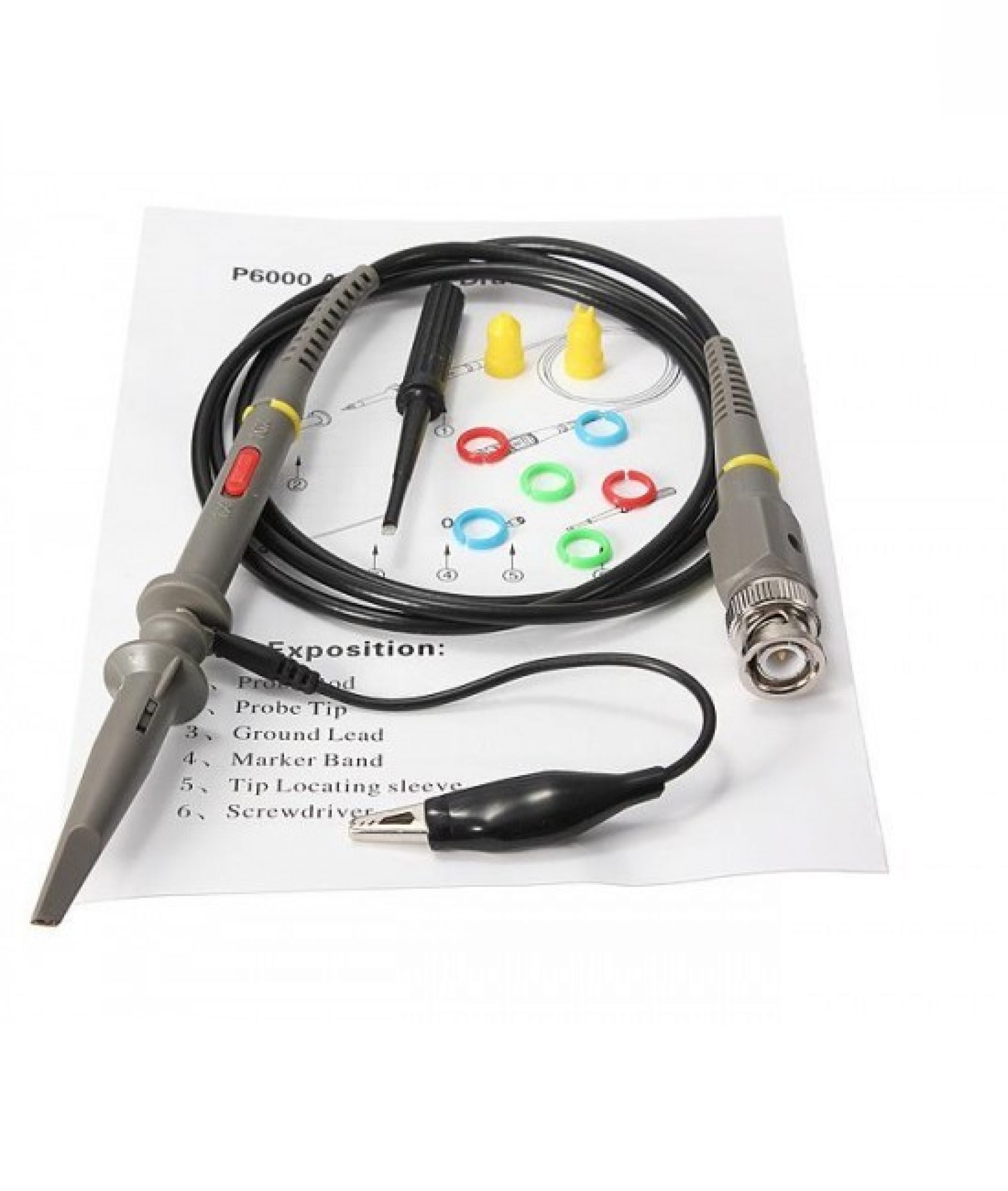 Sonde Oscilloscopio A 200 MHz P2200 Kit Di Test Sonde A Clip Per - Foto 3