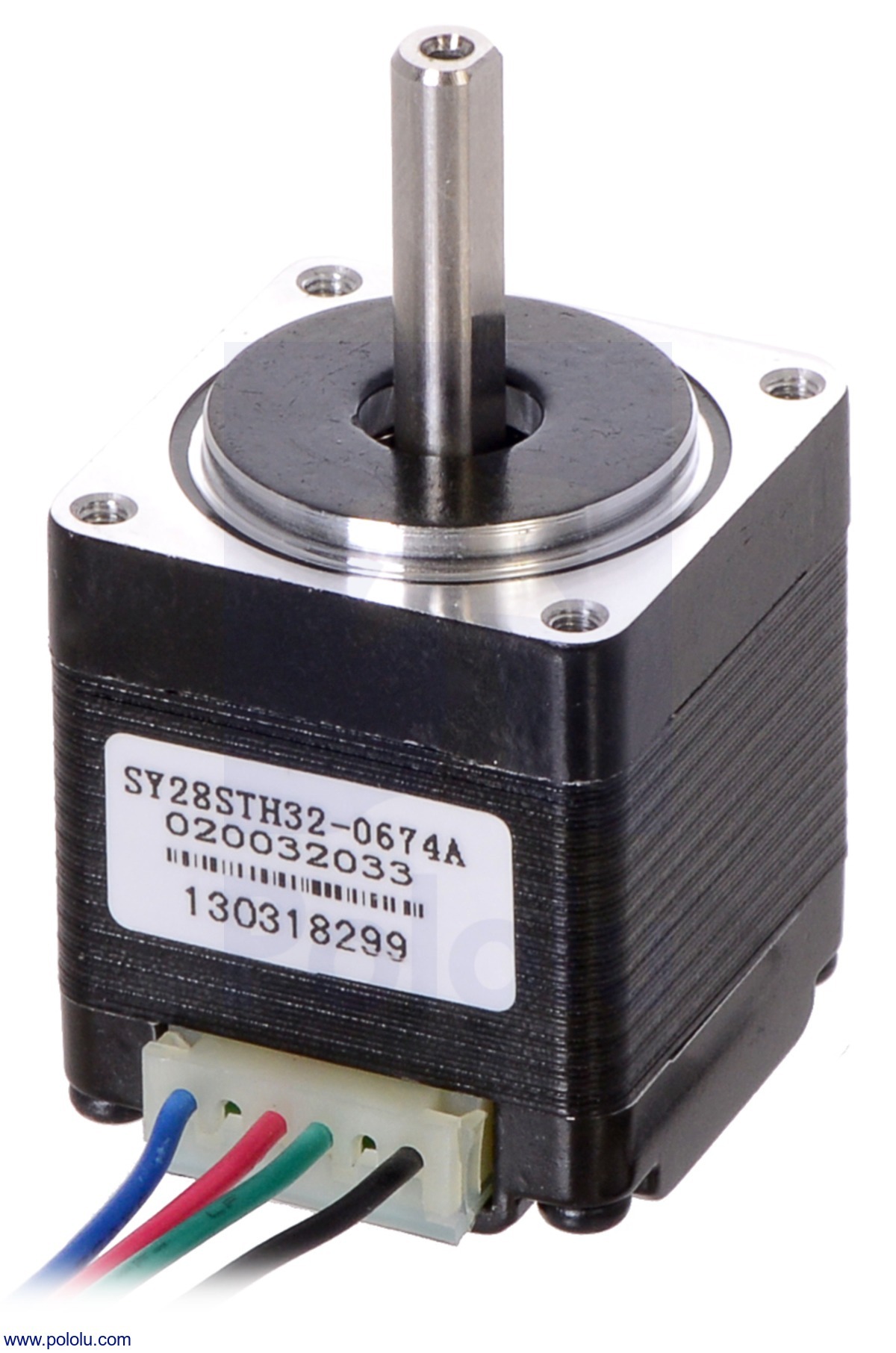 36mm Round Stepper Motor - 0.9 Degree, 2-Phase, 4-Wire, 5mm Shaft For 3D Printer