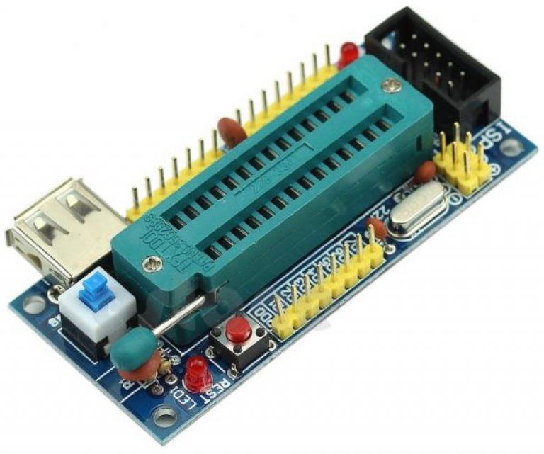 ATMEGA8 ATMEGA48 ATMEGA88 DEVELOPMENT BOARD AVR | Majju PK