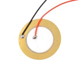 27mm Piezo ceramic element with 100mm cable