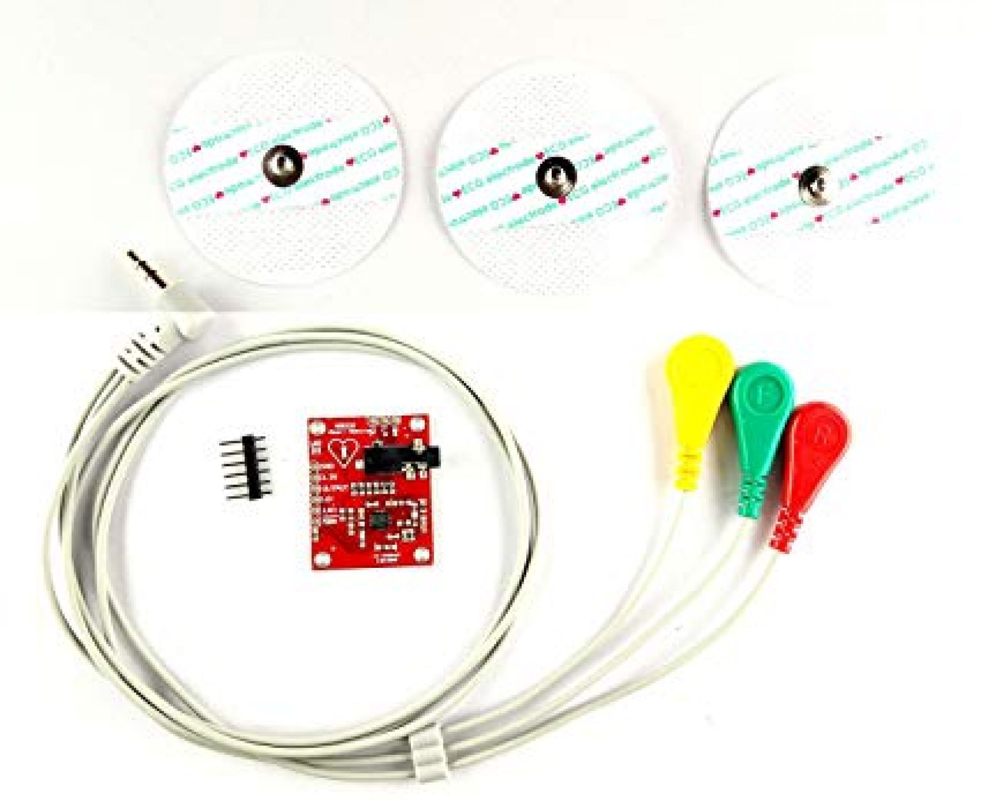 ECG Heart Rate Monitor with Electrode and Prob AD8232 Majju PK