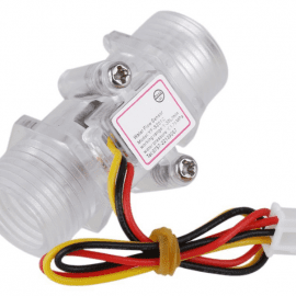 Water Flow Sensor 1-30L / min Transparent Color