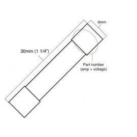 9 AMP 5x20mm 250VAC glass fuse