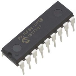 PIC16F88, MICROCHIP MICROCONTROLLER IC, 4 KB FLASH, 8-BIT