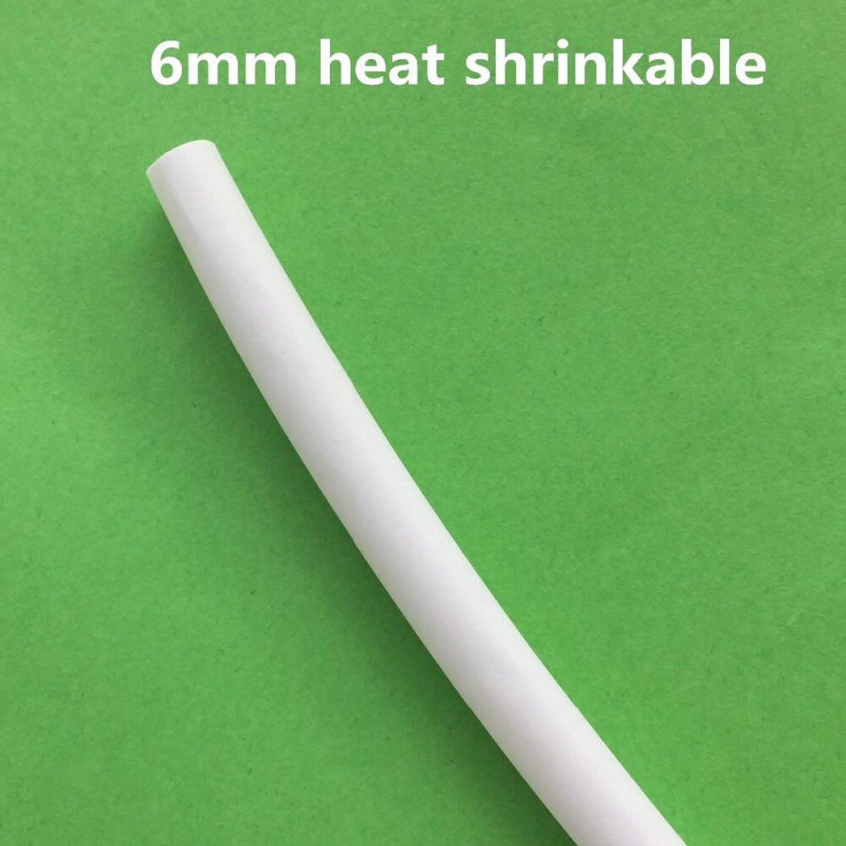 6mm White Heat Shrinkable Sleeve (5meter) Majju PK