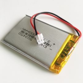 1000mAH 3.7v Lithium ion Battery Li-ion Battery With JST2.0 Connector