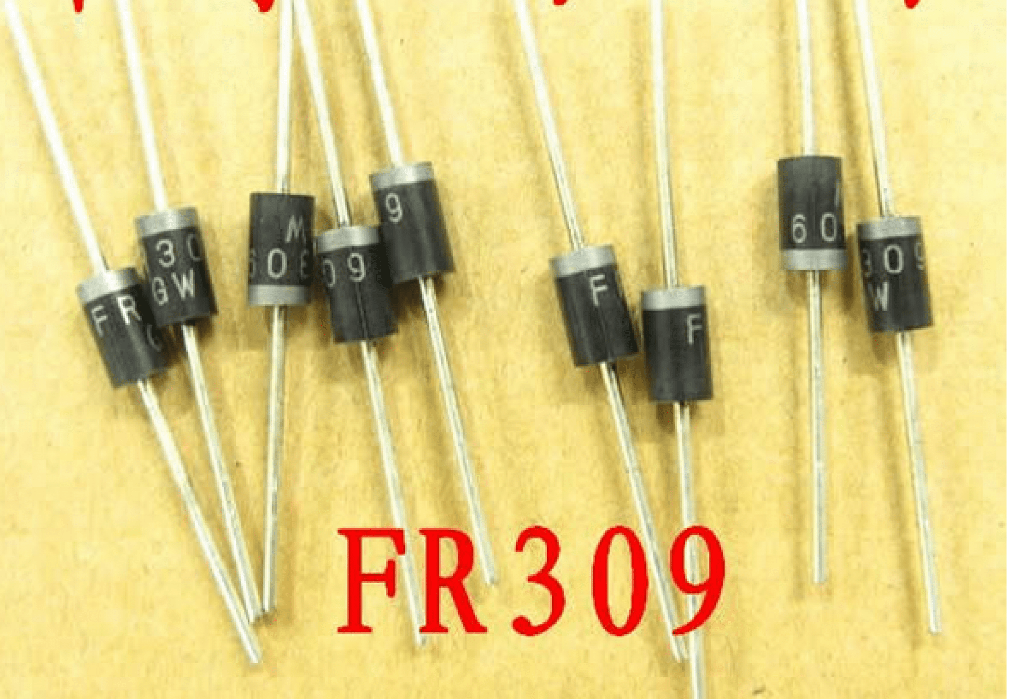 FR309 Diode Fast Recovery Rectifier 3A/1300V Diode Majju PK