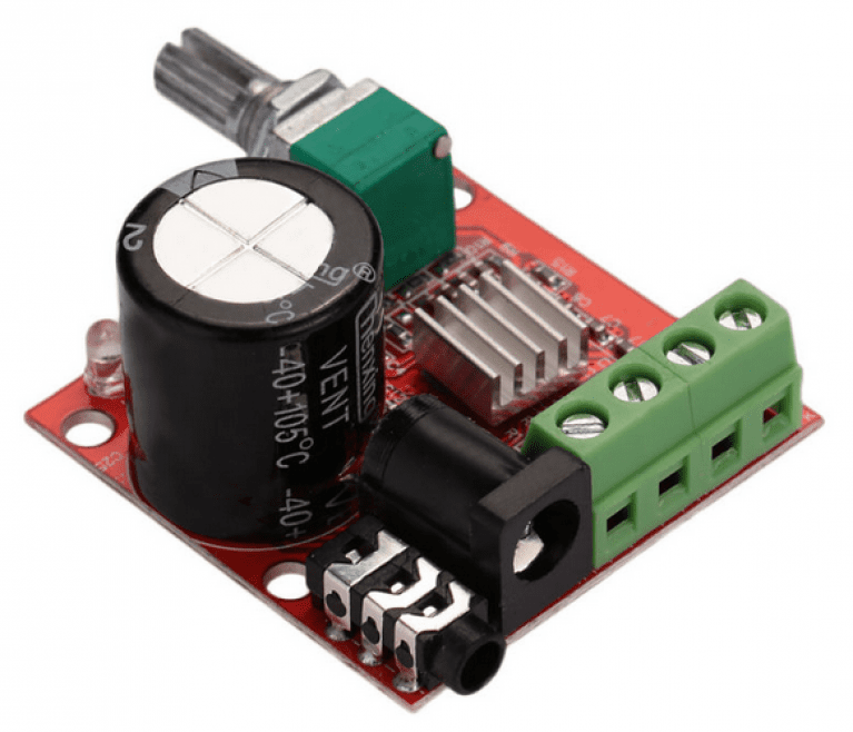PAM8610 Mini 12V Stereo Audio Sound Power Amplifier Module With Volume