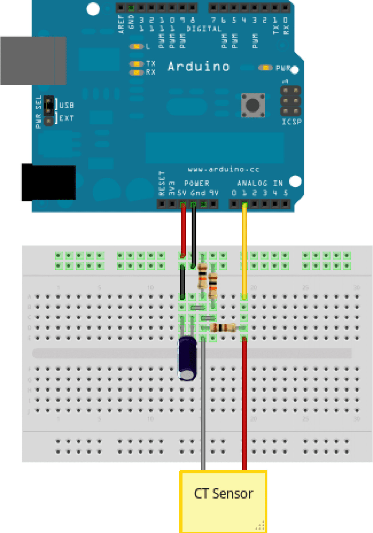 SCT-013-030 Non-invasive AC Current Sensor 30A | Majju PK