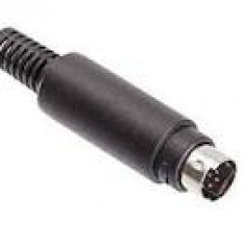 Mini DIN Male solder 8 Pin Connector