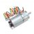 12V 220 RPM TORQUE: 5.2Kg.cm DC GEAR MOTOR WITH ENCODER