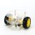 Round 2 wheel Robot Car Chassis Mini Round Double-Deck kit