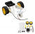 2 wheel robot chassis DIY Acrylic robot kit with Speed Encoder