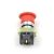 MUSHROOM PUSH BUTTON SWITCH, TURN TO RELEASE N/C EMERGENCY STOP