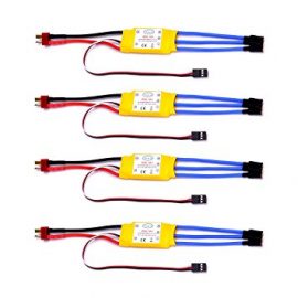 BRUSHLESS MOTOR ESC SPEED CONTROLLER, 30A (4PCS SET)