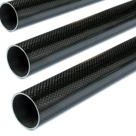3K CARBON FIBER TUBE (TWILL LIGHT), 20X18X1000mm