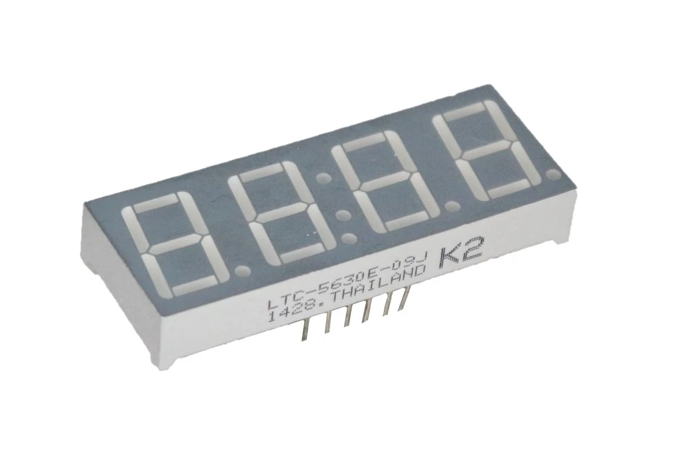 4 Digit 7 Segment Display Common Anode