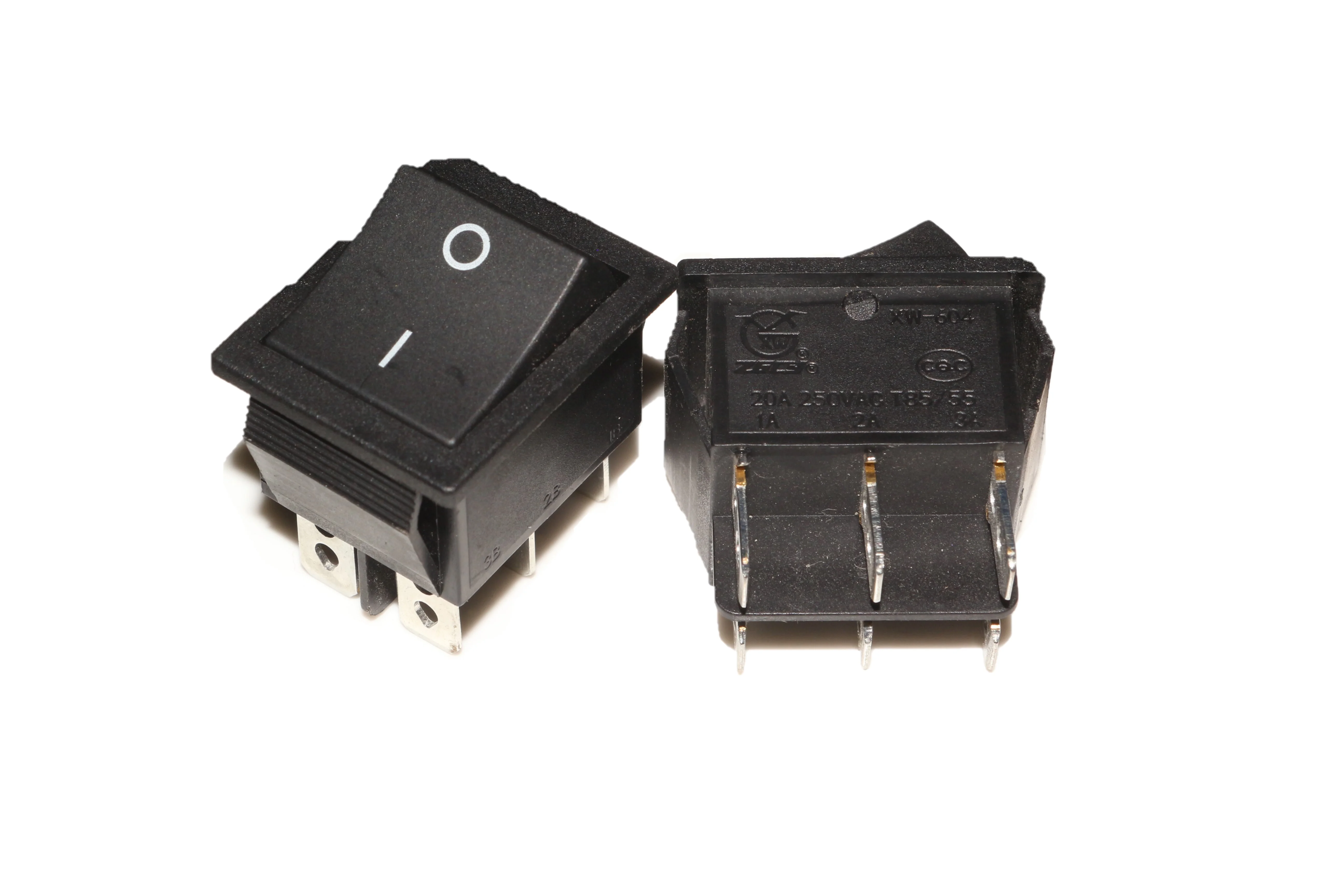 KW-604 6 PIN Rocker Panel Mount ON/OFF Switch