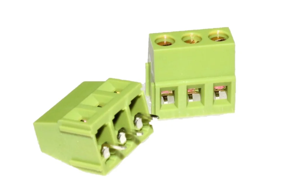 3 Pin PCB Mount Screw Terminal Block Connector