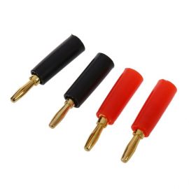 BANANA PLUGS RED AND BLACK