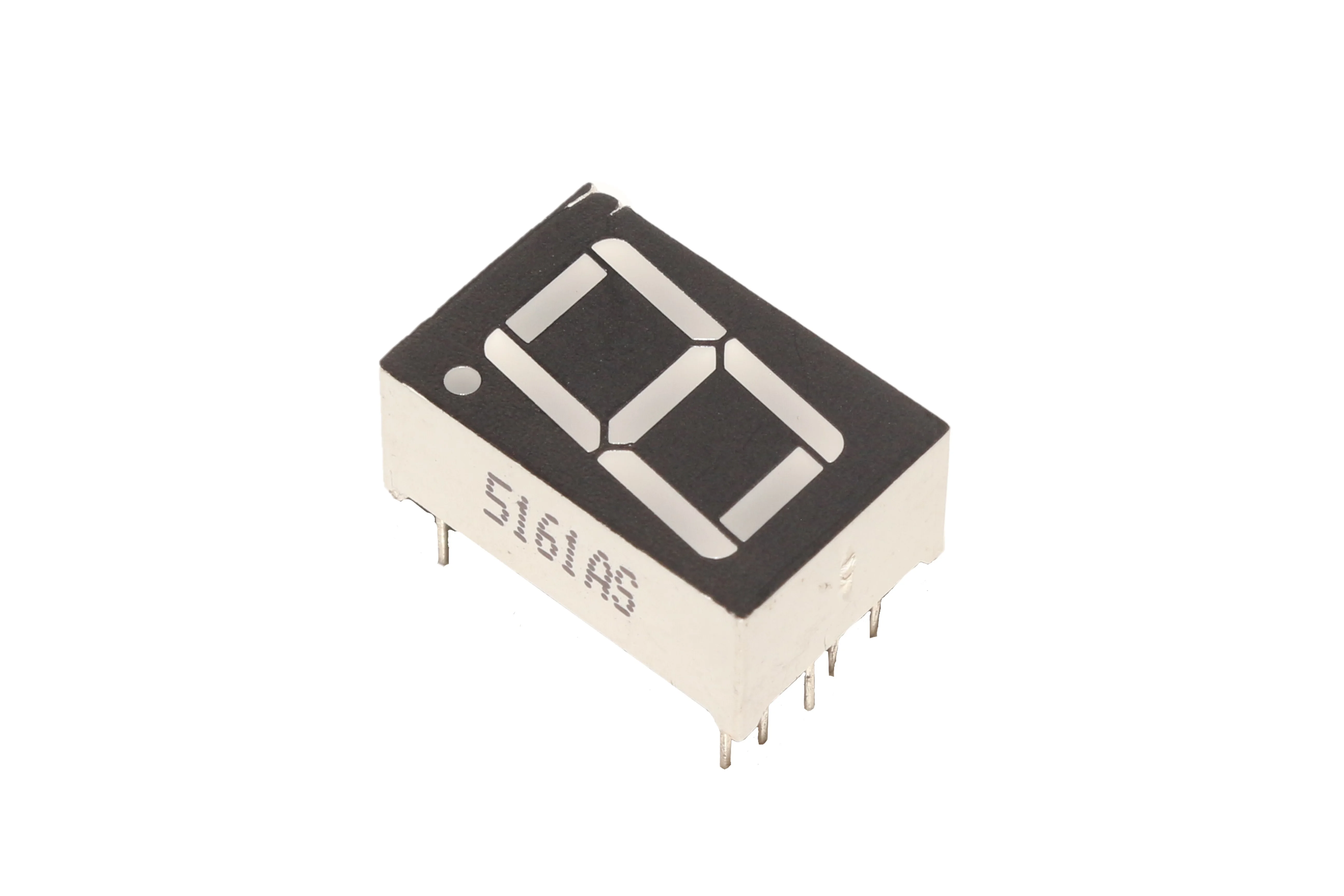 5161AS 0.56-inch Single Digit LED 7-Segment Display Common-Cathode (CC) Red (Ultra-Bright )