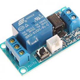 5V Single Key Start-Stop Self-locking Relay Module