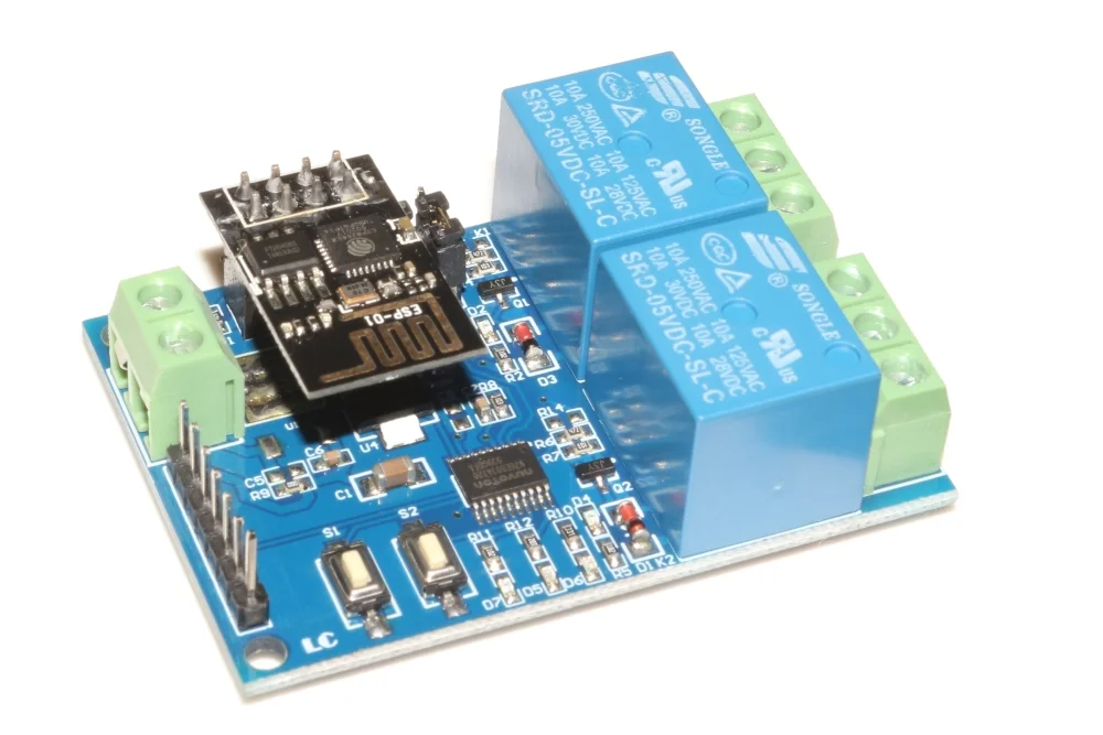 ESP8266 WIFI 5v 2 Channel Relay Module IOT Based