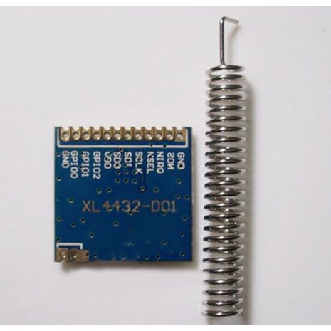 XL4432-SMT SI4432 High Speed Wireless Transmission Module Blue for DIY MCU - Image 2