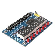 TM1638 8 Digit 7 Segment Display With Led\'s and Switches
