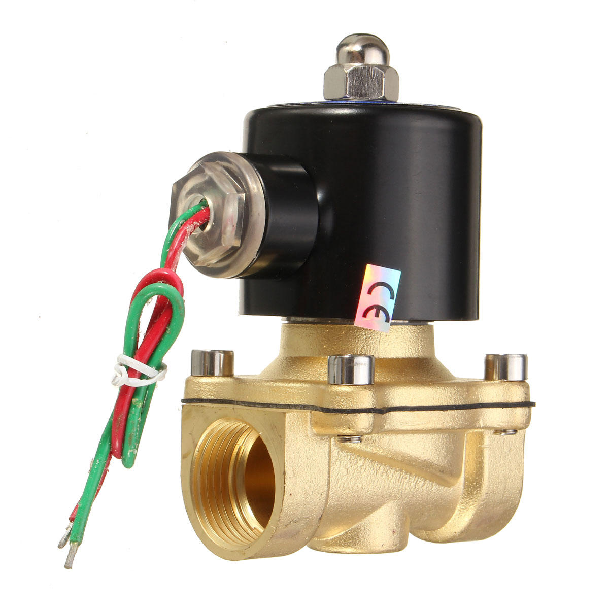 3/4 Inch 220V AC Brass Electric Solenoid Valve For Water Air
