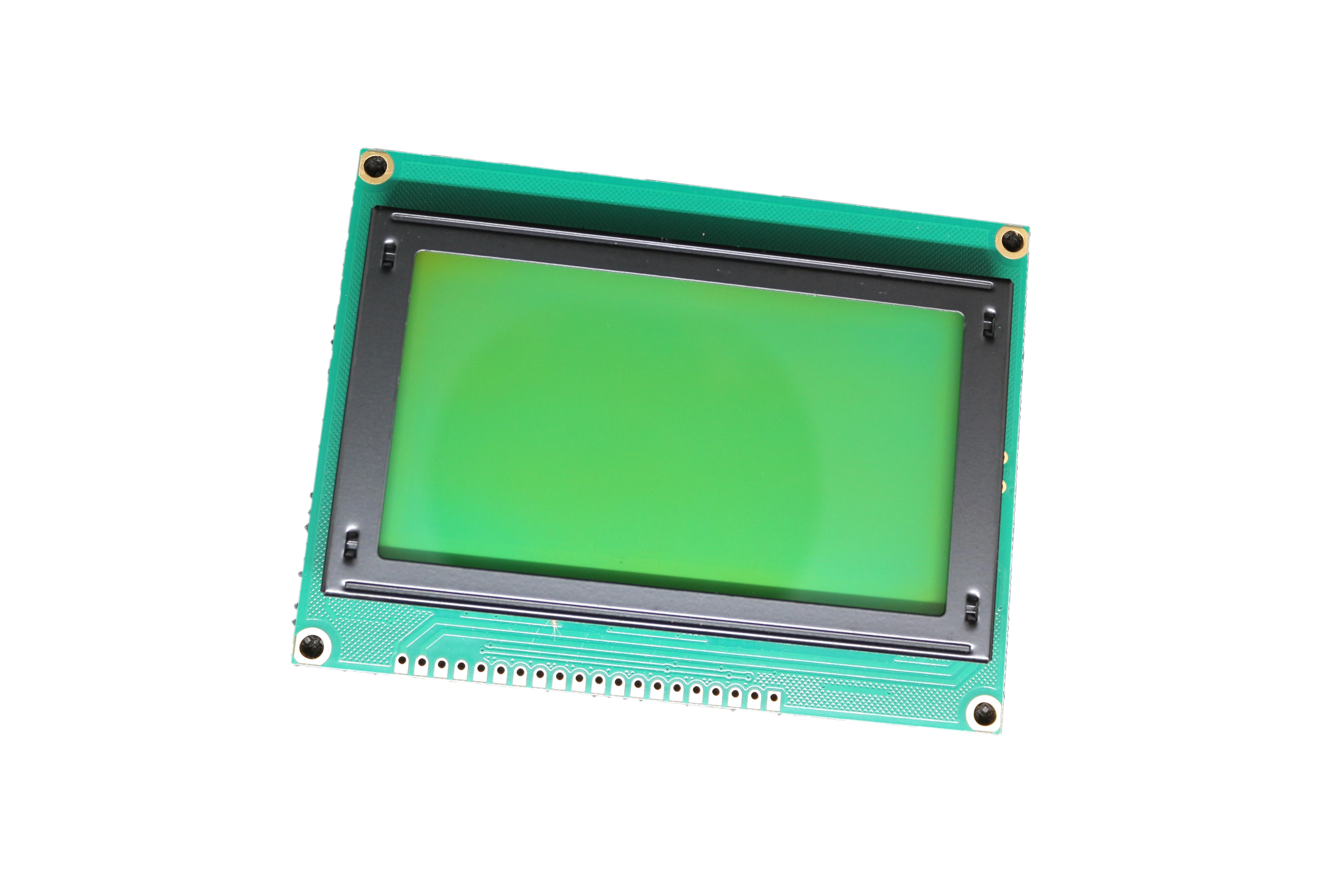 Original JHD12864e 128X64 Monochrome Graphic LCD Display Module Green