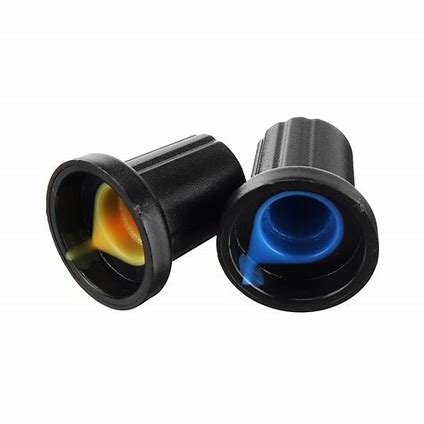 WH148 15X17mm 6mm Shaft Hole Plastic Potentiometer Amplifier Knob