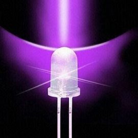 UV LED 5MM 365NM Ultraviolet LED 3.4V/4.0V