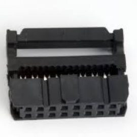2.54mm 16 Pin Female FRC/IDC Press Mount Flat Ribbon Cable Connector
